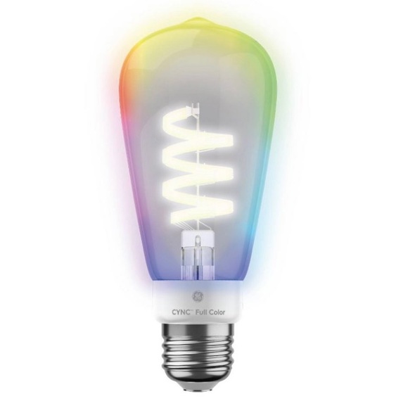GE CYNC Smart Edison Style Light Bulb,Full Color,Bluetooth & Wi-Fi Enabled *NEW* - Picture 3 of 4